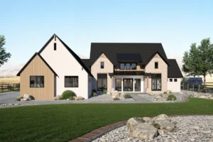 Custom home in Grand Junction CO - Rose Marie Ct - Exterior Front Rendering 1